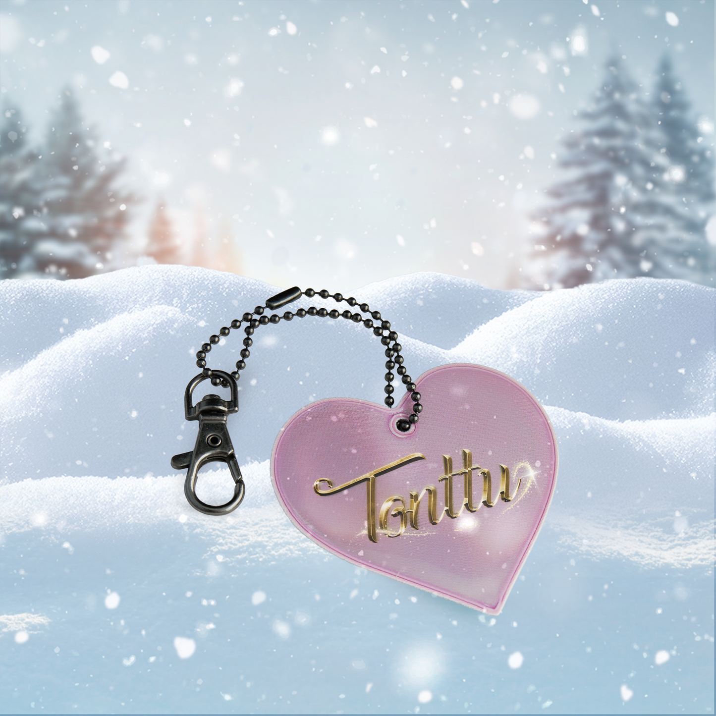 Tonttu-heijastin (lila)